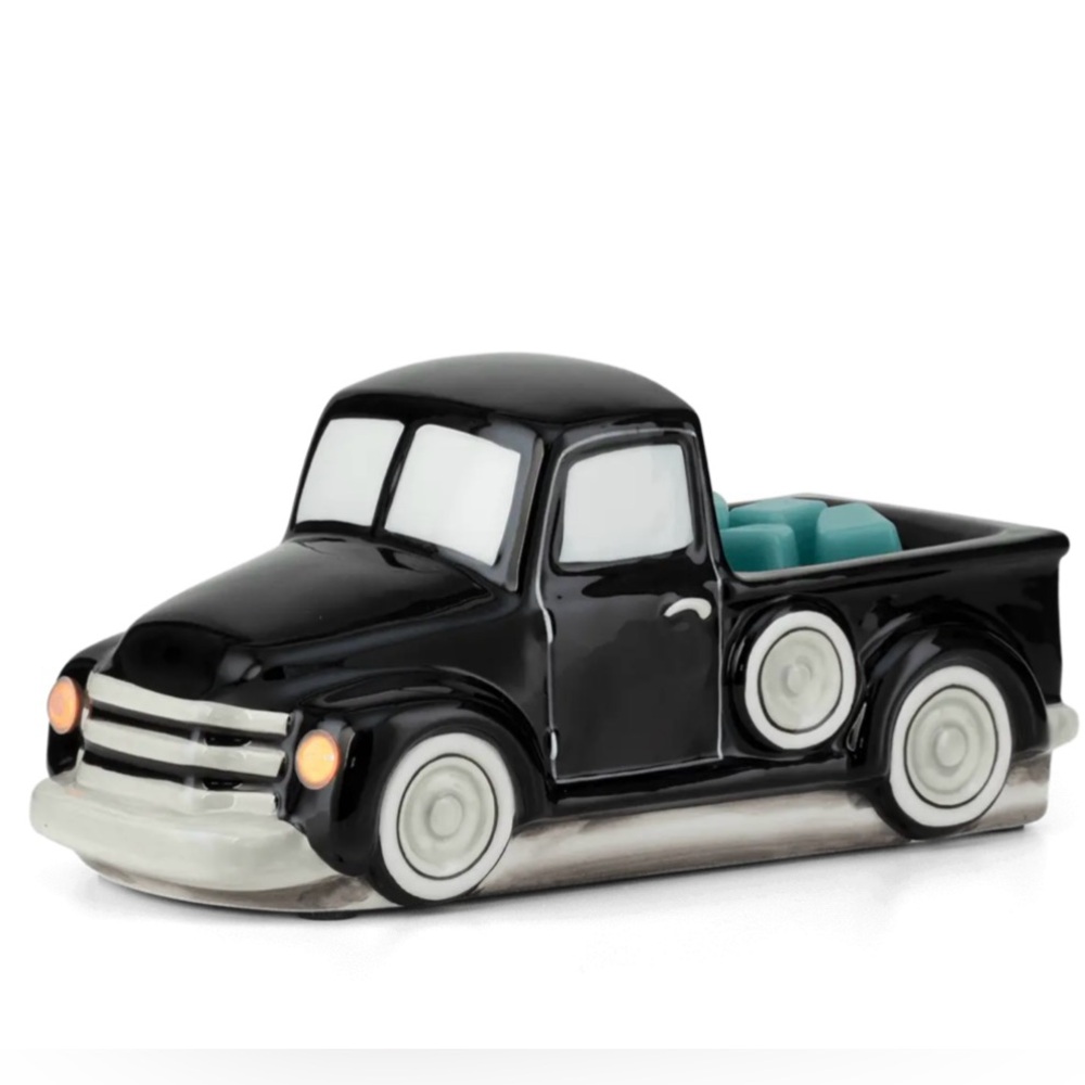scentsy • retro black truck ceramic warmer